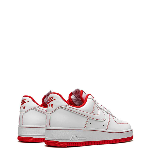 Nike Air Force 1 Low '07 "Contrast Stitch - White/University Red"