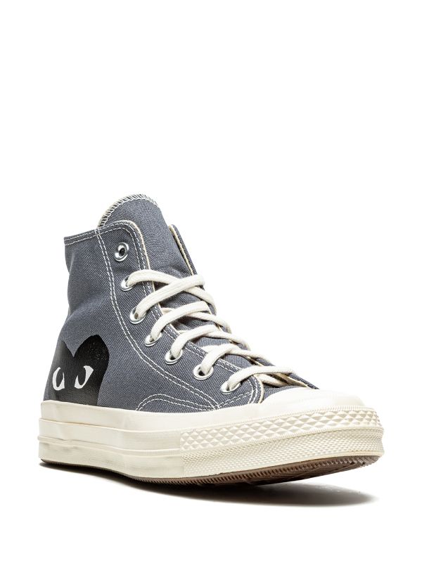 Converse x Comme Des Garçons Play Chuck 70 Hi "Steel Gray"