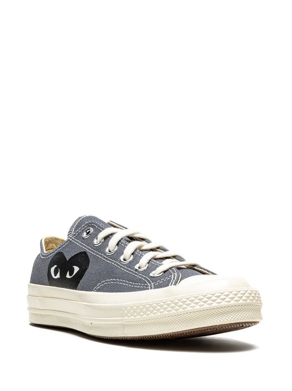 Converse x Comme Des Garçons Play Chuck 70 Ox "Steel Gray"