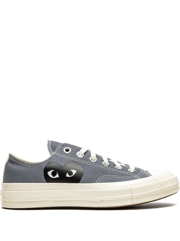 Converse x Comme Des Garçons Play Chuck 70 Ox "Steel Gray"