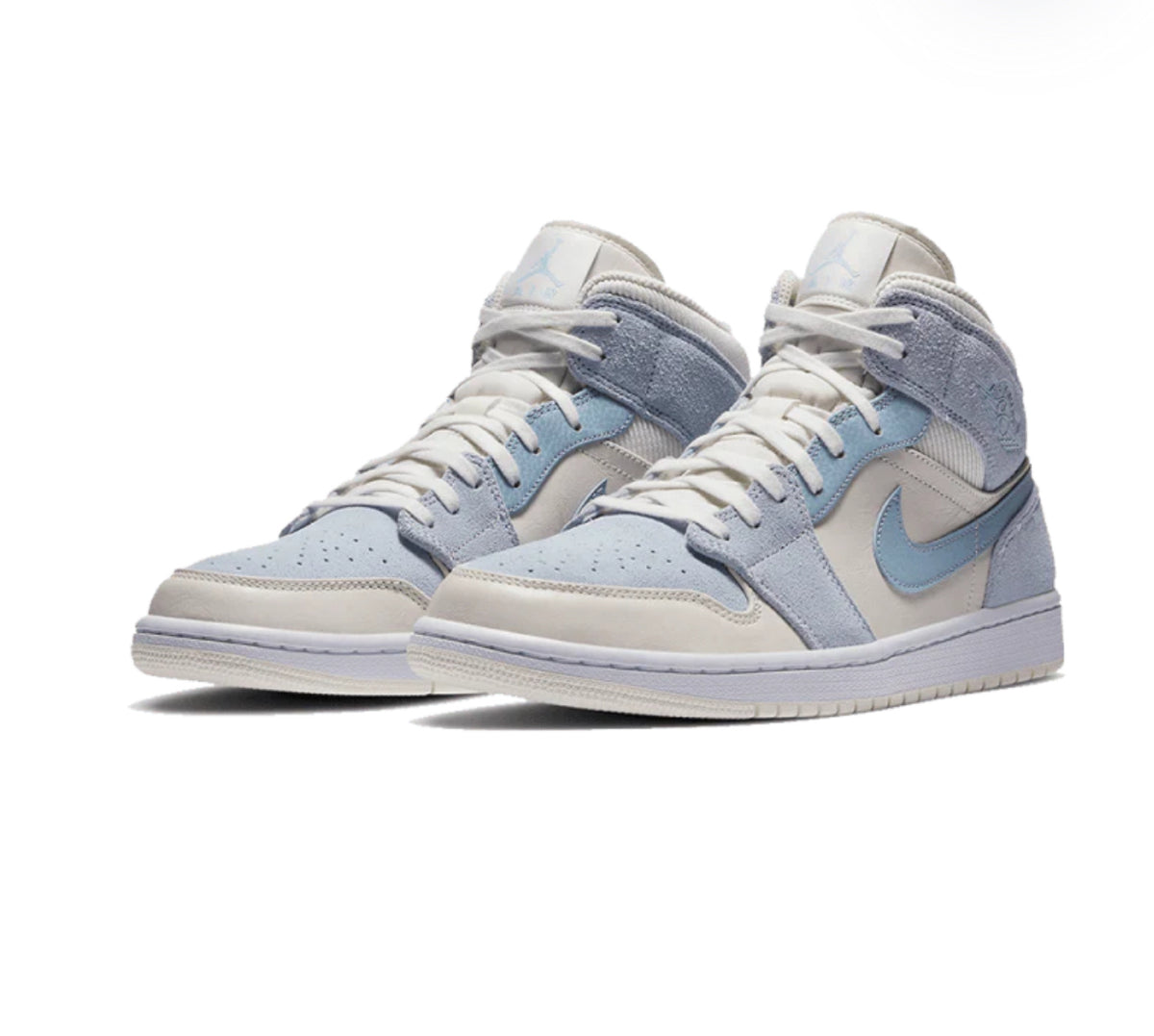 Air Jordan 1 Mid Mixed Textures Blue - shoestation44