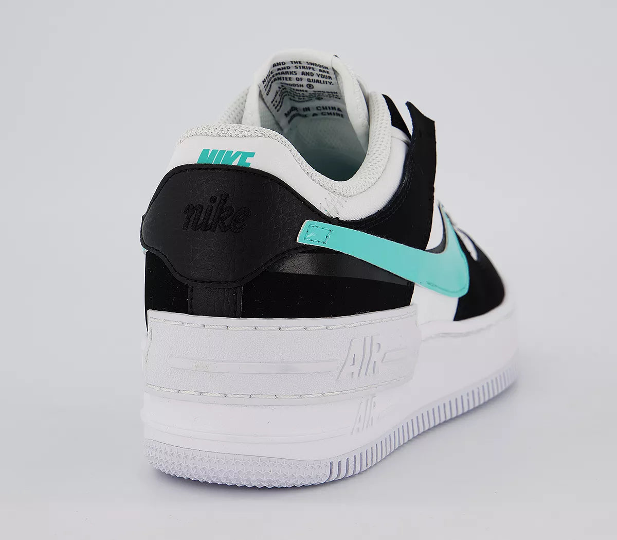 Nike Air Force 1 Low Shadow White Black Aurora