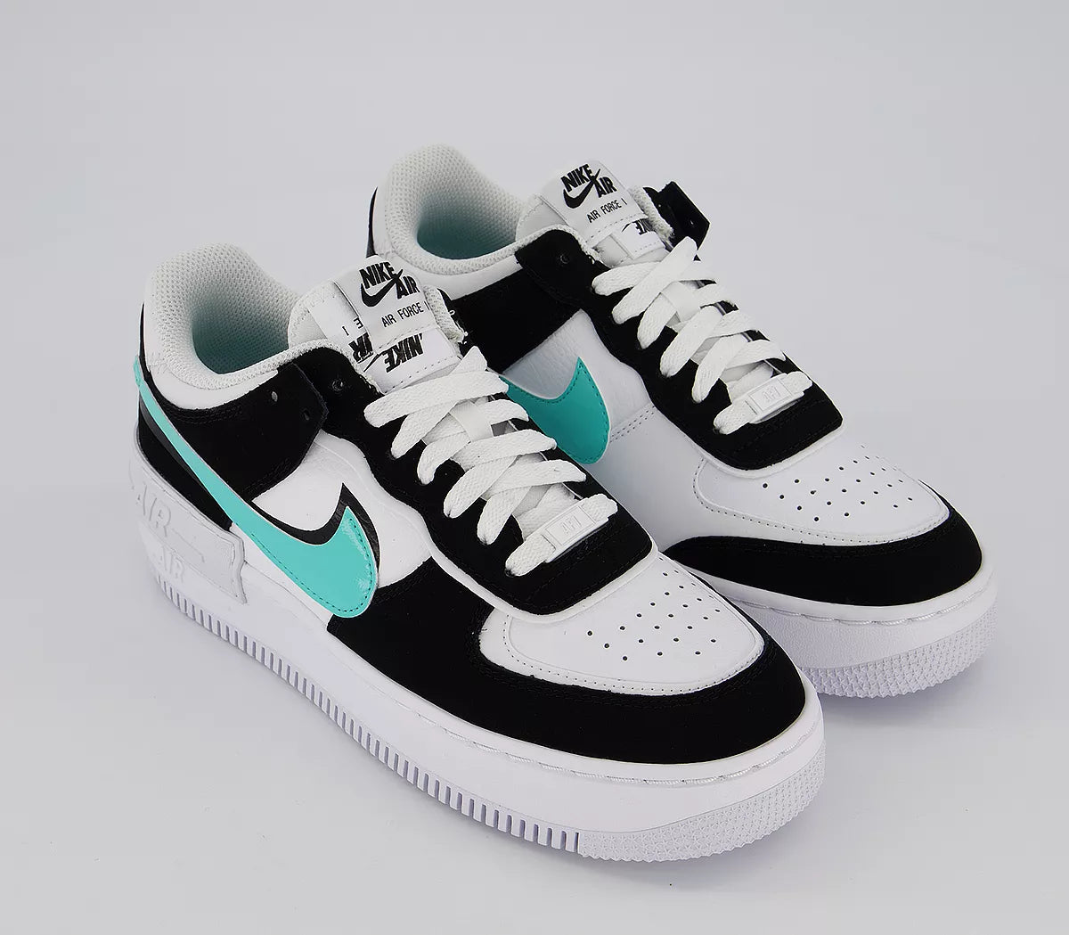 Nike Air Force 1 Low Shadow White Black Aurora