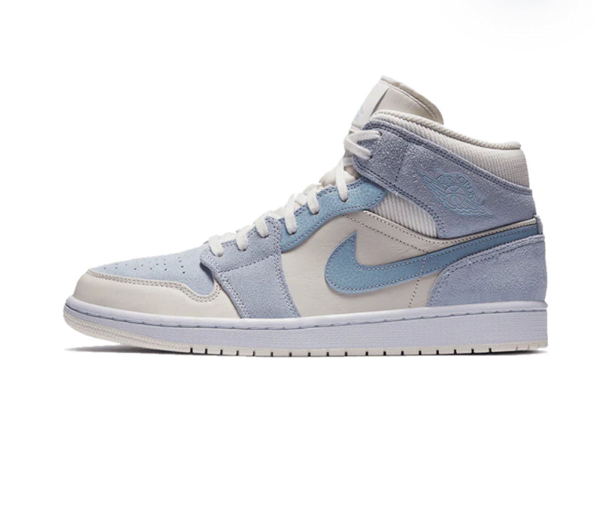 Air Jordan 1 Mid Mixed Textures Blue - shoestation44