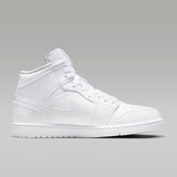 Air Jordan 1 Mid Triple White - shoestation44