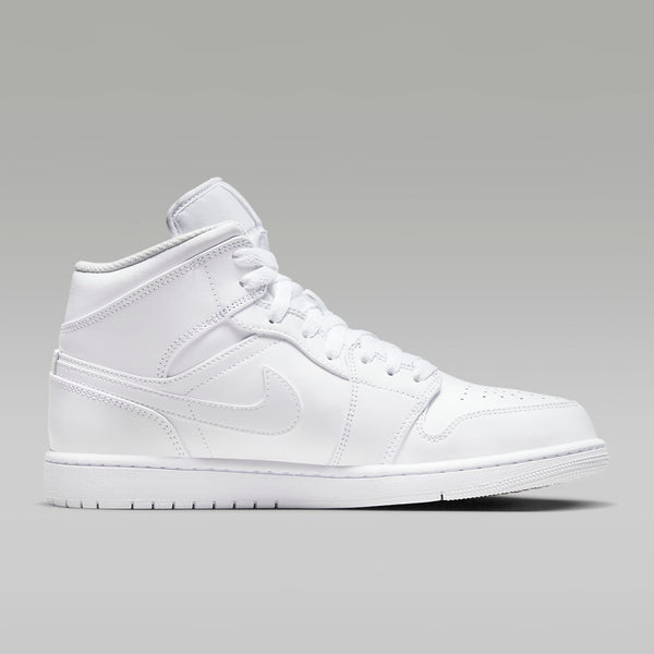 Air Jordan 1 Mid Triple White - shoestation44