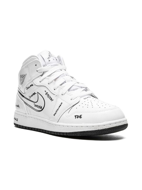 Jordan 1 Mid "Schematic" - shoestation44