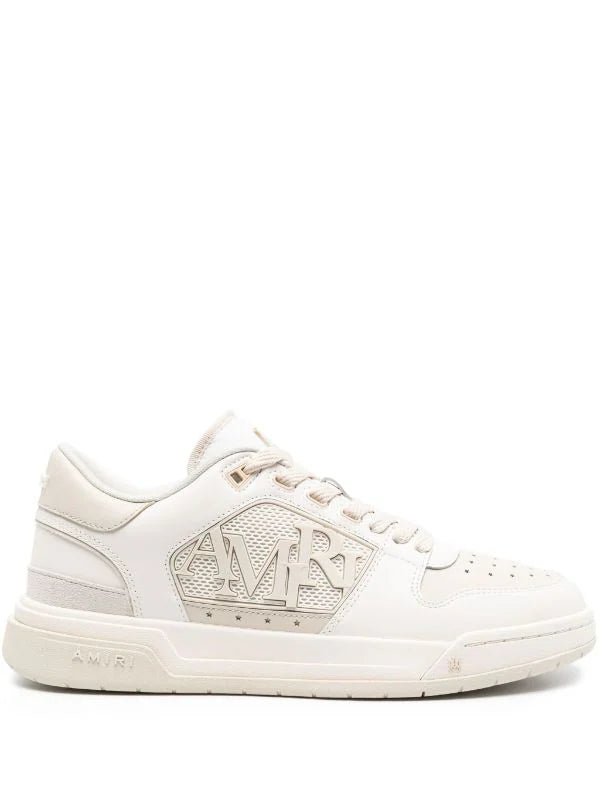 AMIRI logo-embossed leather sneakers - shoestation44