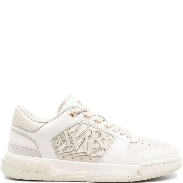 AMIRI logo-embossed leather sneakers - shoestation44